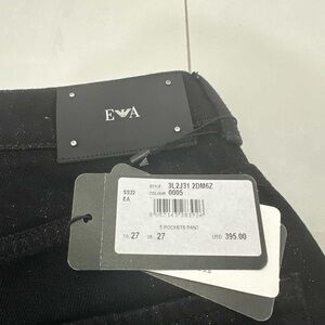 Emporio Armani Elegant Black Pants